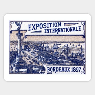 1897 Bordeaux France International Expo Magnet